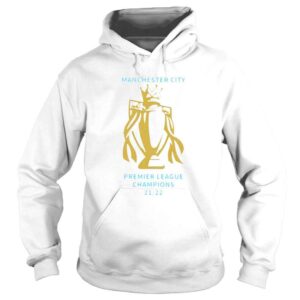 Hoodie Manchester City Premier League Champions 2022 winners shirt