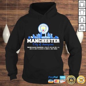 Hoodie Manchester City of Champions Premier League Champions 2022 shirt