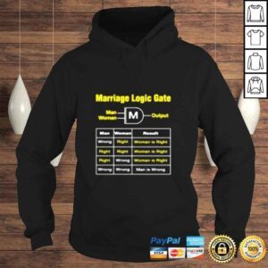 Hoodie Marriage Logic Gate shirt