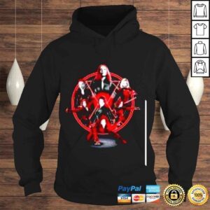 Hoodie Marvel Avengers Black Widow Multiplied Shirt