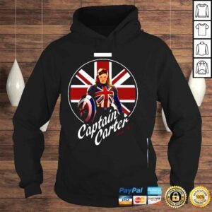 Hoodie Marvel What If Captain Carter British Flag Shirt