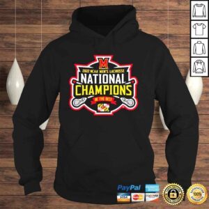 Hoodie Maryland Terrapins 2022 NCAA Mens Lacrosse National Champions Logo TShirt Be the Best