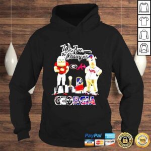 Hoodie Mascot Georgia sport team We are the champions Georgia shirt