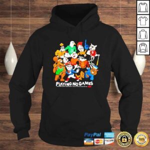 Hoodie Mascot Playing No Games TShirt