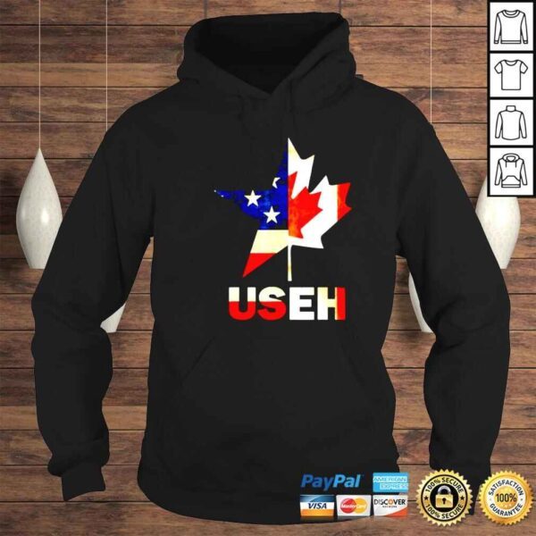 Mashup USEH America and Canada flag shirt - Image 4