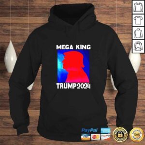 Hoodie Mega King USA Flag Proud Ultra Maga Trump 2024 Anti Biden TShirt