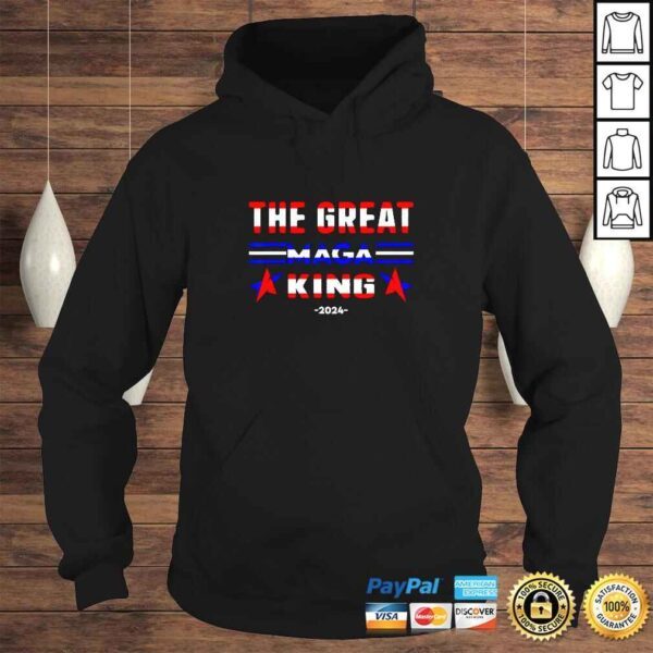 Mega King USA Flag Proud Ultra Maga Trump 2024 TShirt - Image 4