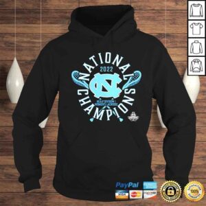 Hoodie Mens North Carolina Tar Heels 2022 NCAA Womens Lacrosse National Champions Tshirt