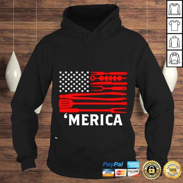 Merica BBQ Flag shirt - Image 4