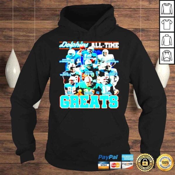 Miami Dolphins All Time Greats Composite TShirt - Image 4