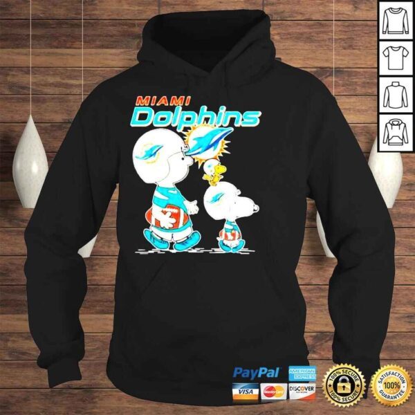 Miami Dolphins Football Peanuts shirt - Image 4