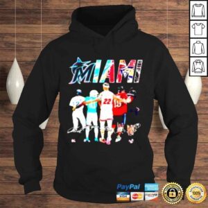 Hoodie Miami Team Sports Players signatures shirt