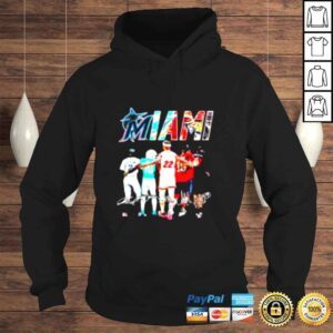 Hoodie Miami sport teams best players signatures shirt