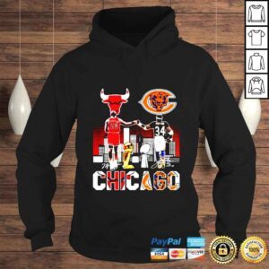 Hoodie Michael Jordan 23 Chicago Bulls Payton 34 Chicago Bears signature shirt