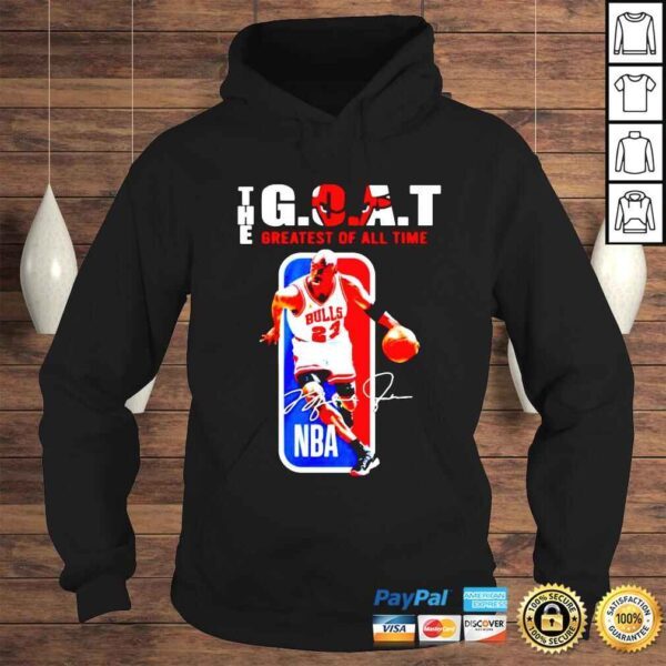 Michael Jordan The Greatest Of All Time Signature shirt - Image 4