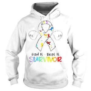 Hoodie Mickey Mouse Had It Beat It Survivor 2022 shirt