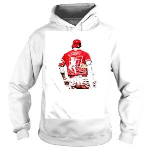 Hoodie Mike Trout Los Angeles 27 baseball art shirt