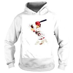 Hoodie Mike Trout Los Angeles Angels art painting baseball shirt