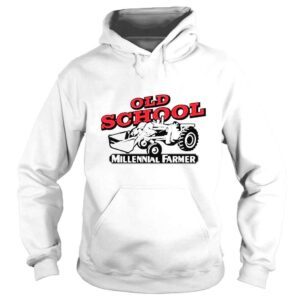 Hoodie Millennial Farmer Old School Moline Shirt