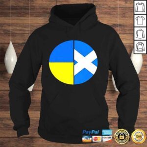 Hoodie Mixed Genes Two Flag Pie Chart Scottish Ukrainian Shirt