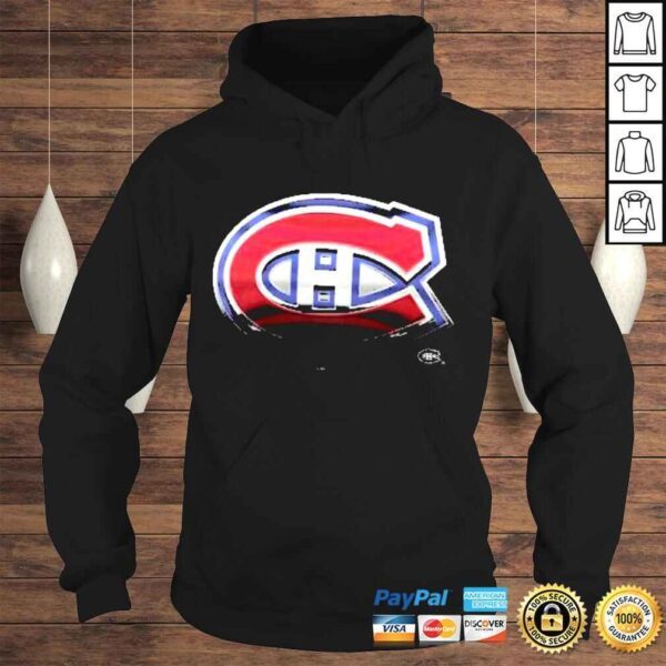 Montreal Canadiens Fanatics Branded Personalized Midnight Mascot Logo TShirt - Image 4