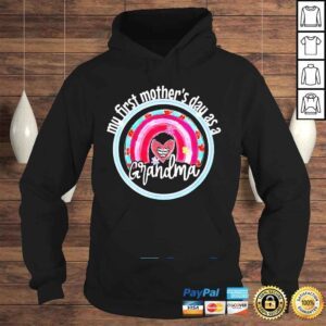 Hoodie Mothers Day 2022 Womens My First Mothers Day As A Grandma Shirt