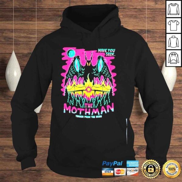 Mothman terror from the skies shirt - Image 4