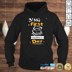 Hoodie My First Mothers Day Mommy Boy Mom Shirt