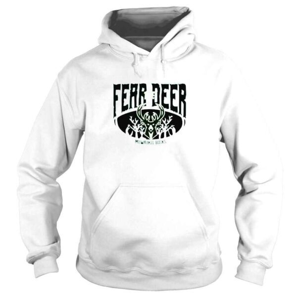 NBA Milwaukee Bucks Basketball Fear The Deer Shirt - Image 4