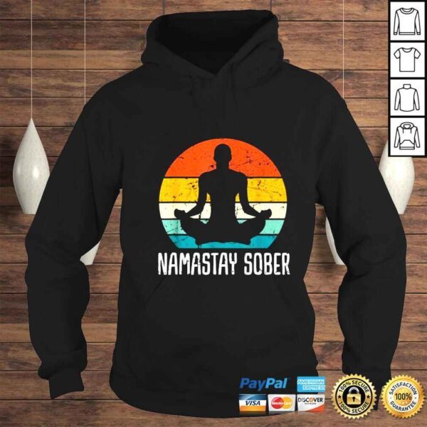 Namastay Sober Recovery Support Sobriety NA AA TShirt - Image 4