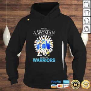 Hoodie Never underestimate a Woman who understands Basketball and loves Warriors signatures 2022 shirt