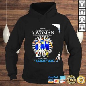 Hoodie Never underestimate a woman who understands basketball and loves Golden State Warriors 2022 signatures shirt