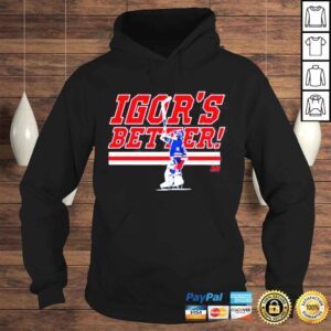 Hoodie New York Rangers Igor Shesterkin Igors Better Shirt