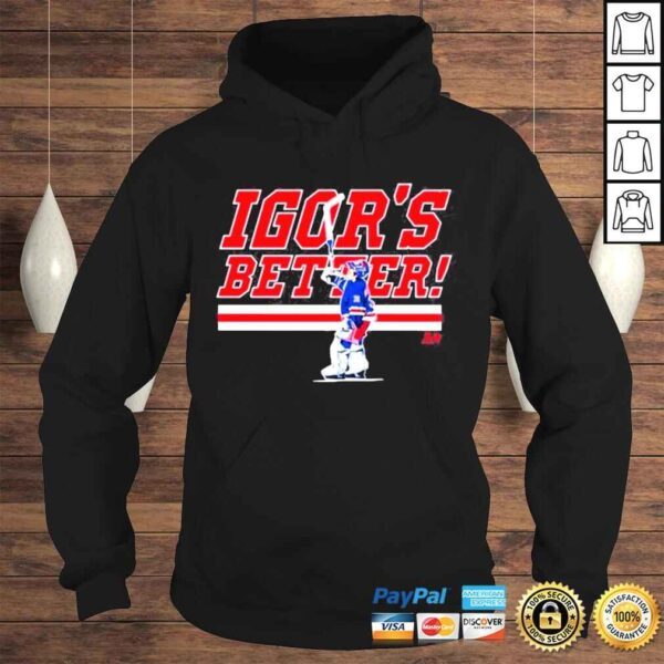 New York Rangers Igor Shesterkin Igors Better Shirt - Image 4