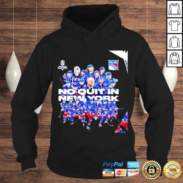 New York Rangers Stanley Cup Playoffs no quit in New York 2022 shirt - Image 4