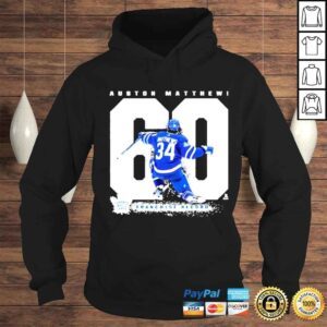 Hoodie Nhl auston matthews toronto maple leafs goal record shirt