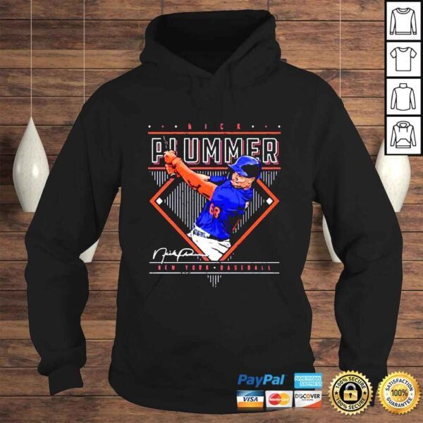 Nick Plummer New York Mets Diamond Name signature shirt - Image 4