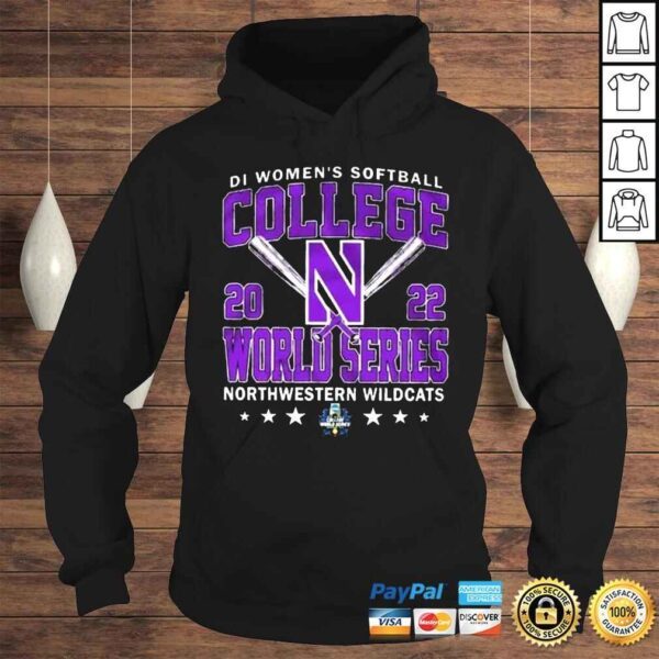 Northwestern Wildcats D1 Softball Womens College World Series shirt - Image 4