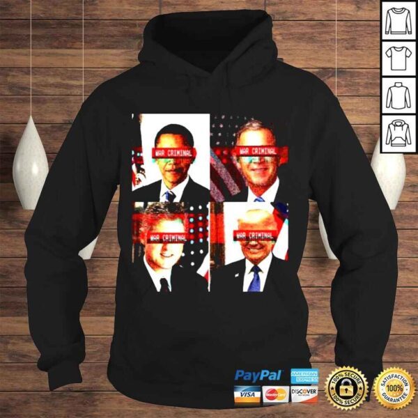 Obama Donald Trump Conspira Merch War Criminals Shirt - Image 4