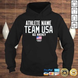 Hoodie Offical Team usa ice hockey pickanathlete roster shirt