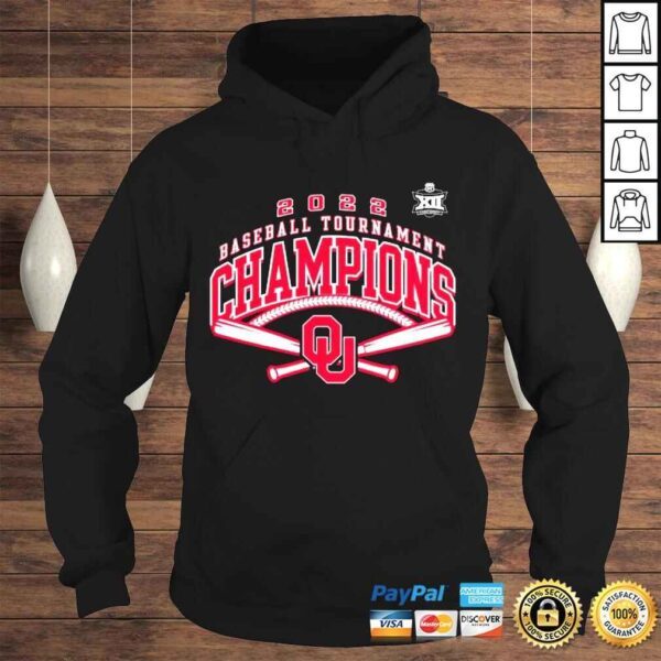 Oklahoma Sooners 2022 Baseball Tournament Champions Championship shirt - Image 4