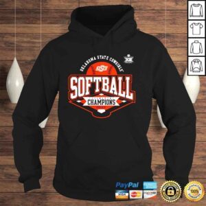 Hoodie Oklahoma State Cowgirls 022 Big 12 Softball Conference Tournament Champions shirt