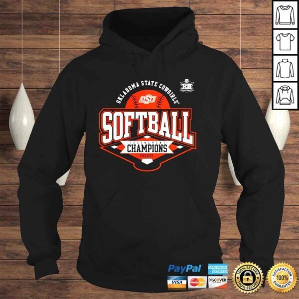 Oklahoma State Cowgirls 022 Big 12 Softball Conference Tournament Champions shirt - Image 4