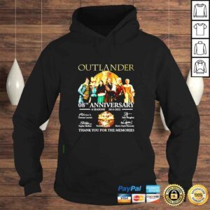 Hoodie Outlander 08th anniversary 6 seasons 2014 2022 shirt