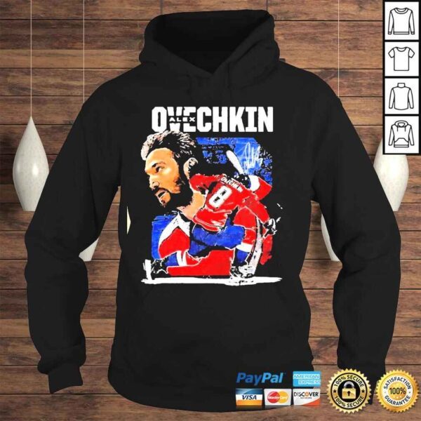 Ovechkin for Washington capitals fans signatures Tshirt - Image 4