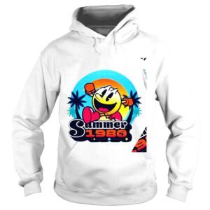 Hoodie PacMan Summer 1980 retro shirt