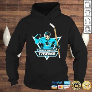 Hoodie Patrick Marleau 1768 games played shirt