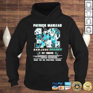 Hoodie Patrick Marleau San Jose Sharks 1997 forever thank you for everything Patrick shirt