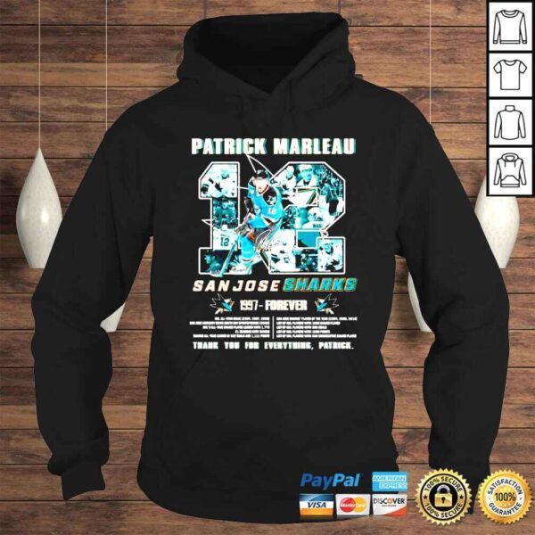 Patrick Marleau San Jose Sharks 1997 forever thank you for everything Patrick shirt - Image 4