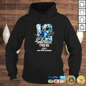 Hoodie Patrick Marleau San Jose Sharks signature thank you for the memories shirt